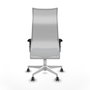 Piqueras y Crespo Chaise de Bureau Albacete Gris et Blanc