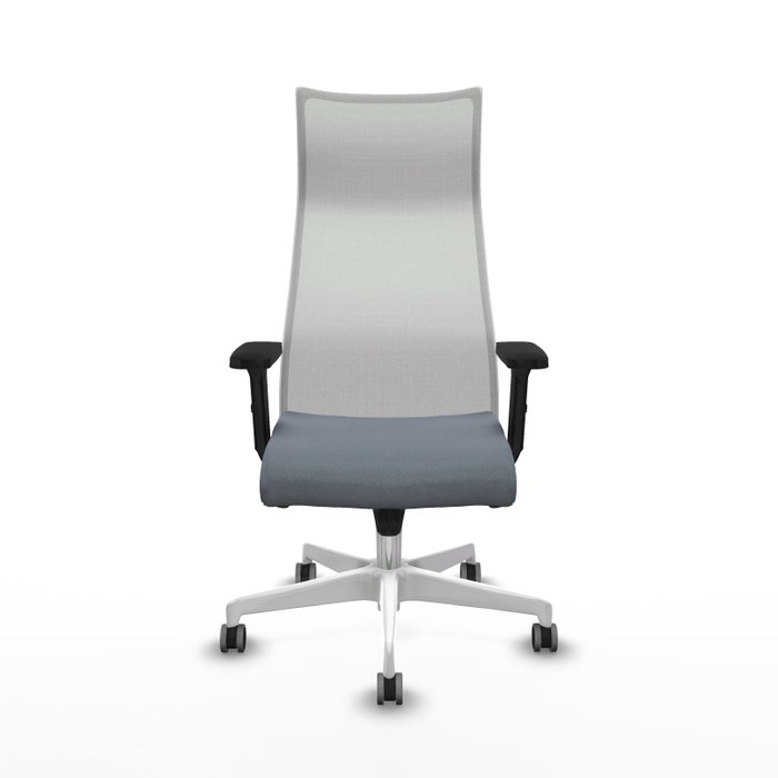 Piqueras y Crespo Chaise de Bureau Albacete Gris et Blanc