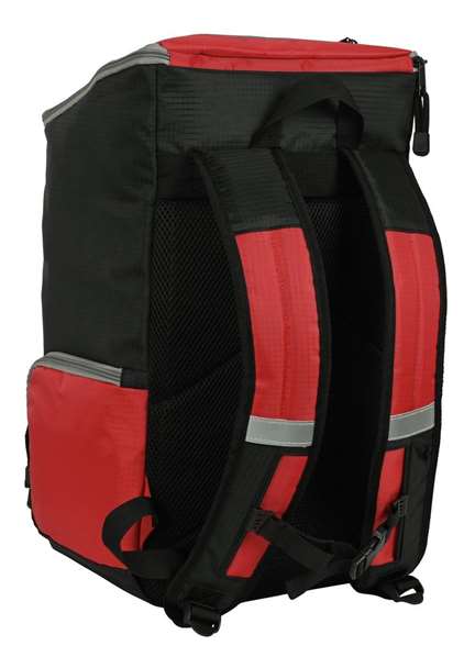 Safta Sac à dos multisports pour ordinateur portable 13,3", noir et rouge, dimensions 28x50x22 cm