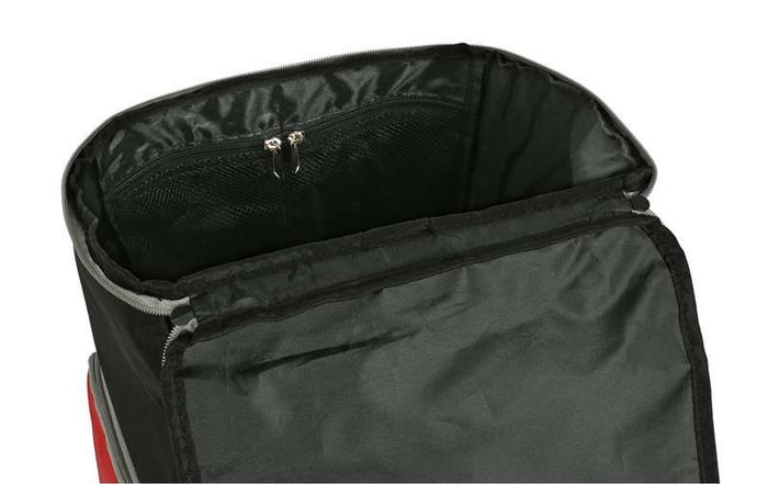 Safta Sac à dos multisports pour ordinateur portable 13,3", noir et rouge, dimensions 28x50x22 cm