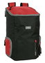 Safta Sac à dos multisports pour ordinateur portable 13,3", noir et rouge, dimensions 28x50x22 cm