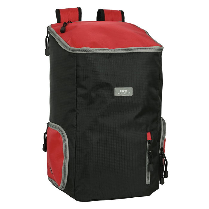 Sac à dos Safta Multisports Noir Rouge Sportif 28 x 50 x 22 cm Sac à dos Safta Multisports Noir Rouge Sportif 28 x 50 x 22 cm