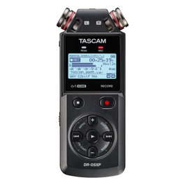 Tascam DR-05XP Enregistreur Audio Portable Stéréo 2 Canaux, microSDXC jusqu'à 512 Go, USB-C, 32 bits flottant/24 bits/16 bits, 96 kHz/48 kHz/44,1 kHz