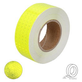 WOLFPACK LINEA PROFESIONAL Ruban adhésif réfléchissant Jaune clair 50 mm x 33 m
