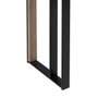 BigBuy Home Meuble d'Entrée NUDE Noir Naturel 110 x 30 x 75 cm