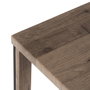 BigBuy Home Meuble d'Entrée NUDE Noir Naturel 110 x 30 x 75 cm