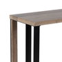 BigBuy Home Meuble d'Entrée NUDE Noir Naturel 110 x 30 x 75 cm