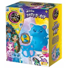 Lisciani Giochi - Kit de Loisirs Créatifs The Moon Academy - Création de Bureau en Chat - Matériel Inclus pour Enfants à Partir de 8 Ans