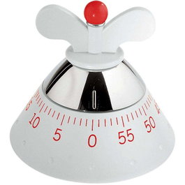 Alessi A09 W Minuteur Mécanique Blanc