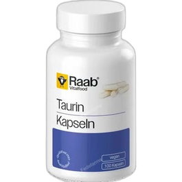 RAAB VITALFOOD Taurine 800mg 100 Capsules Vegan