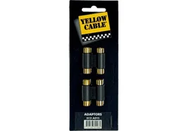 YELLOWCAB Adaptateur de 2 RCA femelle à 2 RCA femelle