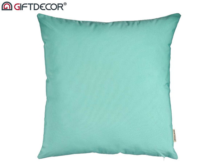 Giftdecor Housse de Coussin avec Fermeture Éclair 60x60 cm Turquoise (Set de 24) Giftdecor Housse de Coussin avec Fermeture Éclair 60x60 cm Turquoise (Set de 24)