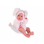 Muñecas Antonio Juan Poupée Nouveau-Né Erika Déguisée en Lapin avec Peluche Carotte Vinyle Doux 42 cm