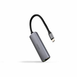 Nanocable Adaptateur USB-C 3.1 vers RJ45 avec charge PD 100W - Gris