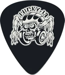 DUNLOP Pack de 36 médiators Lucky 13 Series III Helmet Skull - 1,00 mm
