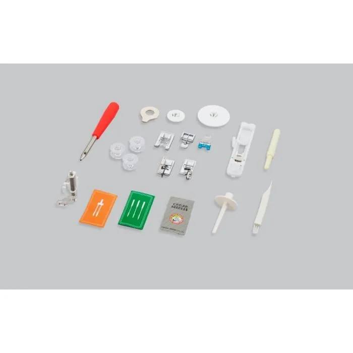 Brother FS100WT Machine à coudre électronique - 100 points de couture, écran LCD, enfilage automatique, variateur de vitesse, bras libre