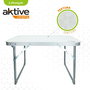 Table Piable Aktive Blanc 60 x 40 x 40 cm (4 Unités)