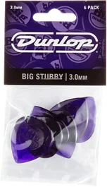 Dunlop Pack 6 Púas Big Stubby® Nylon 3,00 mm – Médiators pour Guitare