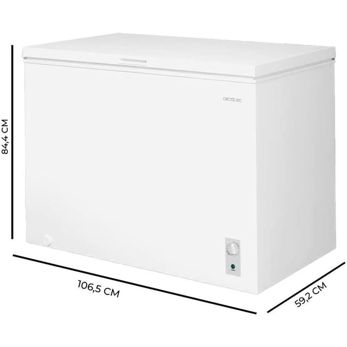 Congélateur Cecotec Bolero CoolMarket Chest 293M 293 L Blanc D
