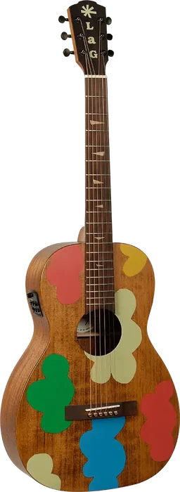 LAG Guitare Electroacoustique Folk Parlor Signature Vianney Lag Naturelle