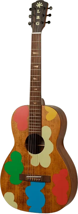 LAG Guitare Electroacoustique Folk Parlor Signature Vianney Lag Naturelle
