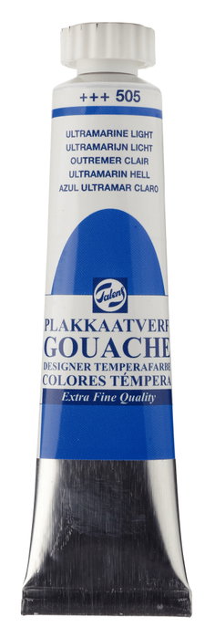 Talens Couleurs Tempéra Extra Fines Azul Ultramar Claro 505 - Tube 20 ml Talens Couleurs Tempéra Extra Fines Azul Ultramar Claro 505 - Tube 20 ml