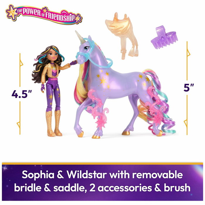 Spin Master Figurines Sophia + Wildstar avec 5 accessoires Spin Master Figurines Sophia + Wildstar avec 5 accessoires