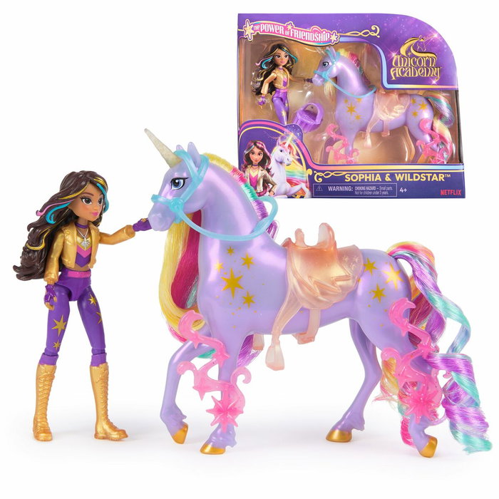 Spin Master Figurines Sophia + Wildstar avec 5 accessoires Spin Master Figurines Sophia + Wildstar avec 5 accessoires