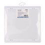 Edm Trappe de visite carrée encastrable ABS 20x20 cm blanche, avec mécanisme push-pull
