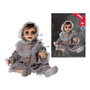 BigBuy Carnival Déguisement Bébé Halloween Gris 12-24 Mois