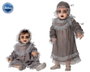 BigBuy Carnival Déguisement Bébé Halloween Gris 12-24 Mois