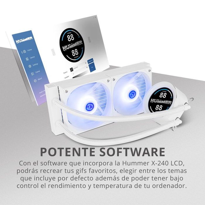 Kit de refroidissement liquide Nox HUMMER X-240 Kit de refroidissement liquide Nox HUMMER X-240