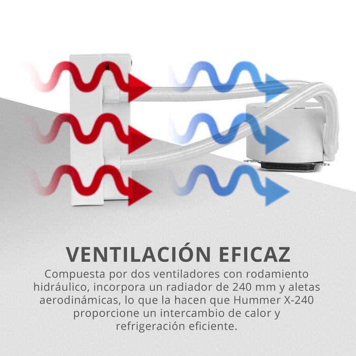 Kit de refroidissement liquide Nox HUMMER X-240 Kit de refroidissement liquide Nox HUMMER X-240