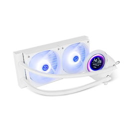 NOX Hummer X-240, Kit de Refroidissement Liquide All in One avec Écran LCD Personnalisable, Pompe 2500 RPM, Ventilateurs PWM 120 mm, Compatible Intel et AMD
