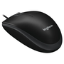 Logitech B100 Souris Optique Ambidextre Noire