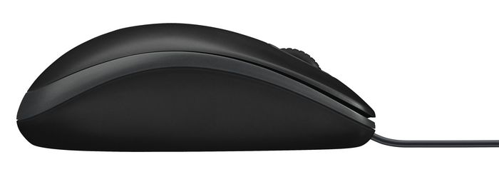 Logitech B100 - Souris filaire optique USB ambidextre pour bureau et portable, 800 DPI, noir, compatible PC/Mac/ChromeOS