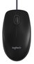 Logitech B100 - Souris filaire optique USB ambidextre pour bureau et portable, 800 DPI, noir, compatible PC/Mac/ChromeOS
