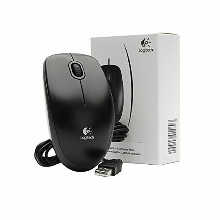 Logitech B100 Souris Optique Ambidextre Noire Logitech B100 Souris Optique Ambidextre Noire