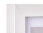 GIFTDECOR Cadre photo mural en bois blanc avec passe-partout 10x15cm