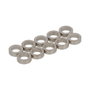 Edm Ovalillo pour Pernio Ov01 Laiton Fini Inox 10,5 x 10,5 x 3 mm Ø7 mm Intérieur - Lot de 10