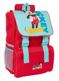 Safta - Sac à dos extensible Mickey Mouse 18.5 x 41 x 15 cm pour enfant (à partir de 3 ans)
