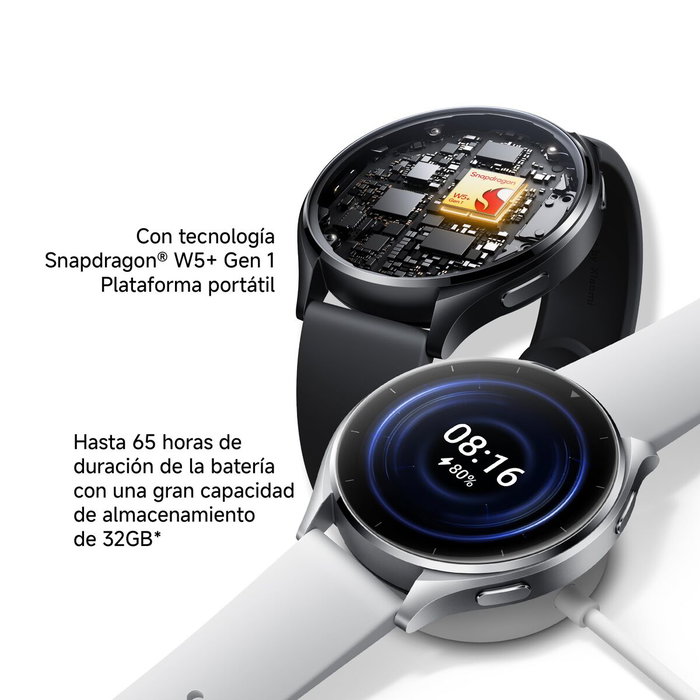 Montre intelligente Xiaomi Watch 2 Argenté 1,43" 46 mm Montre intelligente Xiaomi Watch 2 Argenté 1,43" 46 mm