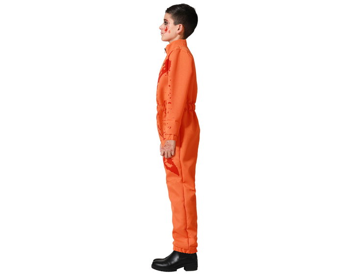 Atosa Déguisement de Prisonnier Orange avec Éclaboussures de Sang pour Enfant Atosa Déguisement de Prisonnier Orange avec Éclaboussures de Sang pour Enfant