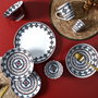 Home Deco Factory Assiette plate Mirage en porcelaine 27 cm