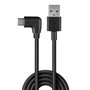 Lindy Câble USB 2.0 Type A vers C, 0.5m, Angle droit à 90°