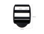 Innspiro Boucle de Blocage Rectangulaire en Plastique Noir 24,5 mm (Lot de 5)