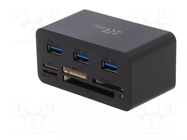 LOGILINK Hub USB noir avec 3 ports USB A et micro USB B