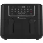 Continental Edison CERFRSH24002CB Airfryer Friteuse à air sans huile, Double bacs 9L, 2400W, Noir