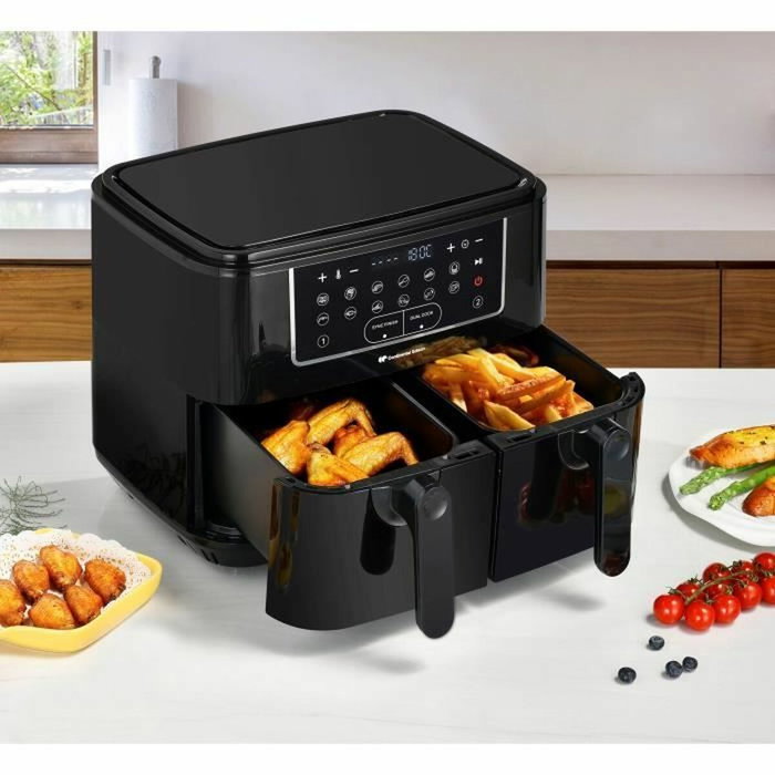 Continental Edison Airfryer Friteuse à Air Sans Huile 9 L Noir
