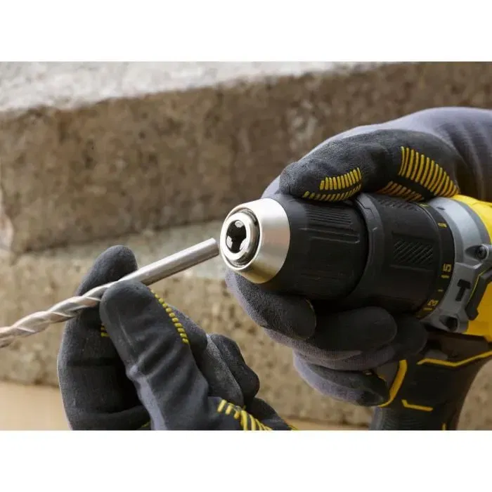 STANLEY FATMAX Perceuse-visseuse à percussion sans fil 18V Brushless 60Nm SFMCD715D2K-QW avec 2 batteries 2 Ah et chargeur - Gamme V20